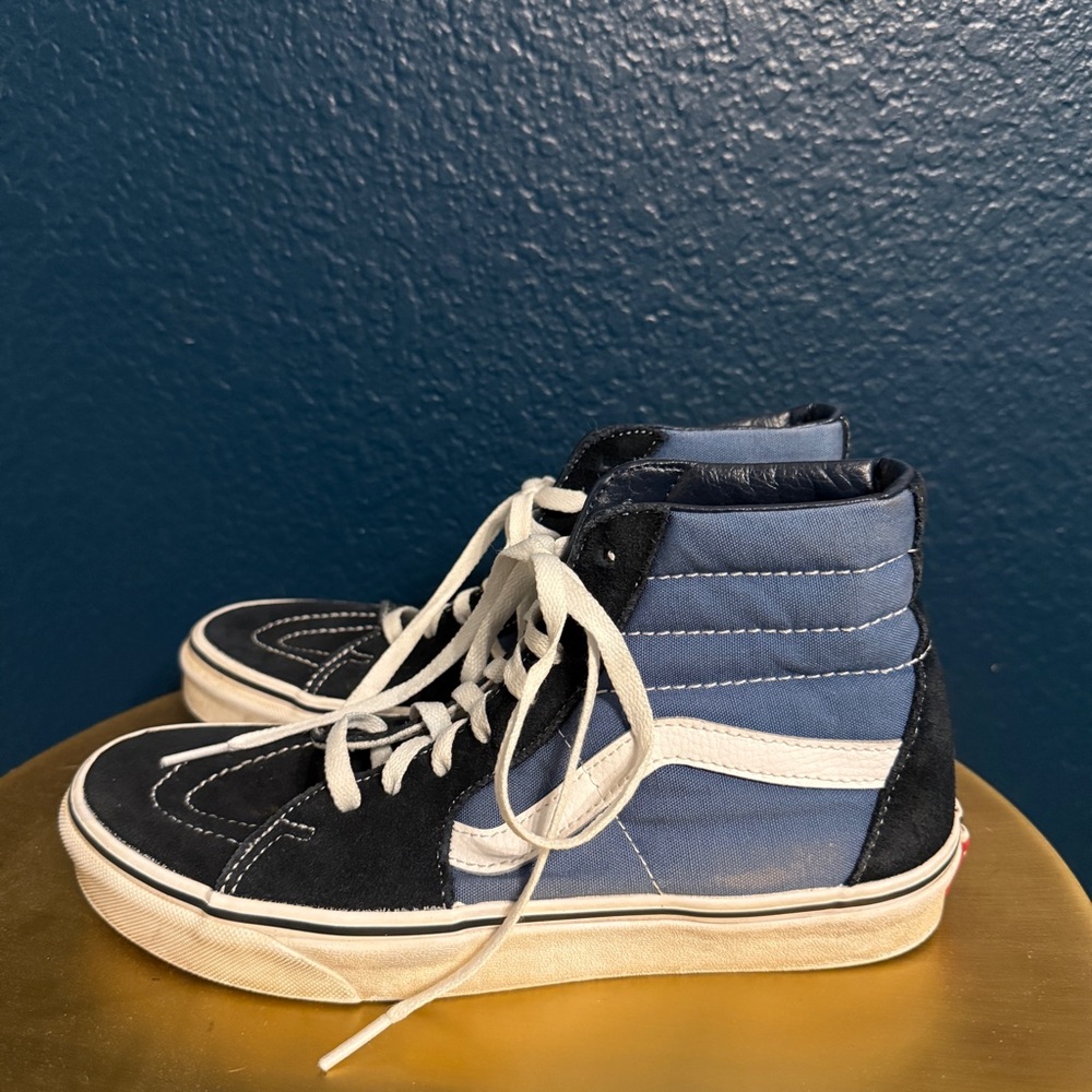 Navy Blue classic Sk8 Hi Vans